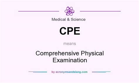 cpe meaning medical