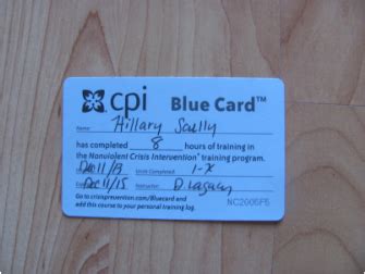 cpi blue card training near me