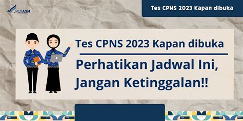 cpns 2023 kapan jadwal