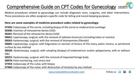 Cpt Code For Gynecological Exam
