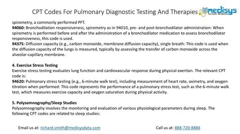 Cpt Code Spirometry Pre Post Bronchodilator