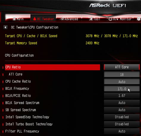 cpu bclk frequency