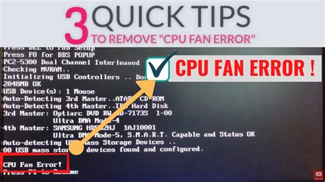 Cpu Fan Error Code