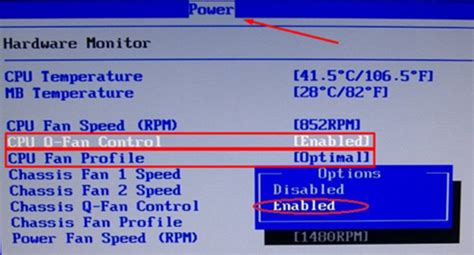 Cpu Q-Fan Control Enabled Or Disabled