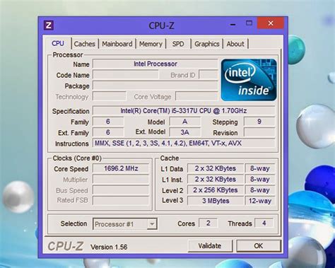 cpu z