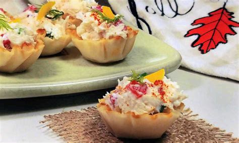 Crab Cups Appetizer