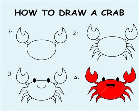Crab Drawing Tutorial