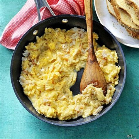 Crab Meat Scrambled Eggs