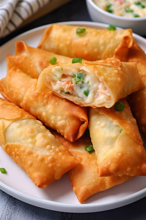 Crab Puff Egg Rolls