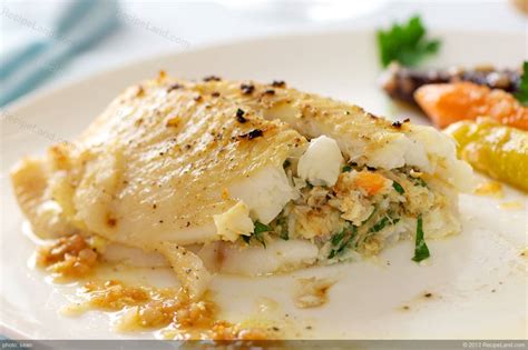 Crab Stuffed Dover Sole