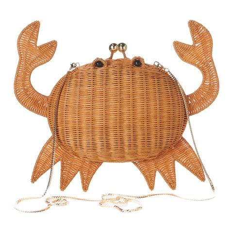 Crab Wicker Bag