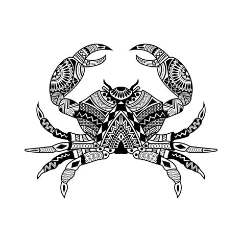 Crab Zentangle