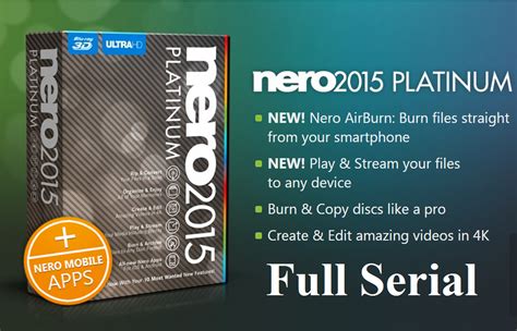 Nero 2015 Platinum 16.0.029 Latest Full Version Free Download with