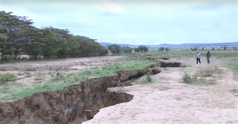 crack in earth in kenya