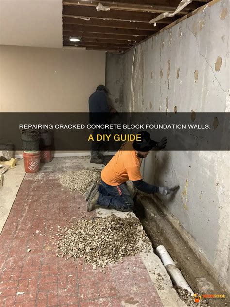 cracked foundation block