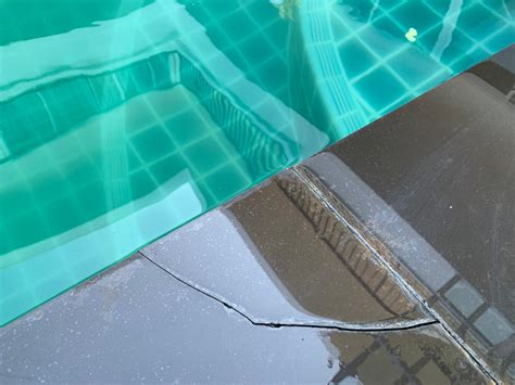 Cracked Pool Tile