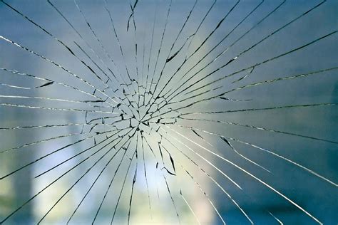 cracked window glass