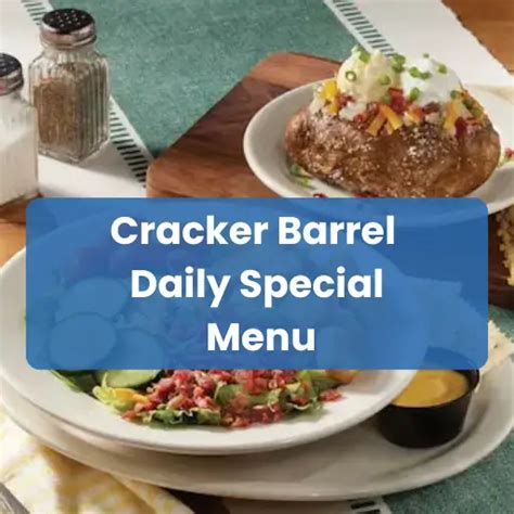 Cracker Barrel Menu Saturday