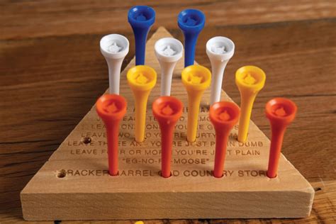 Cracker Barrel Peg Game Cheat Sheet