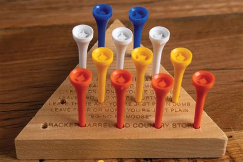 Cracker Barrel Peg Game Instructions