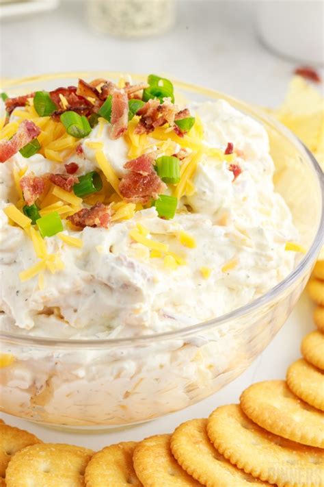 Cracker Dip With Bacon Bits