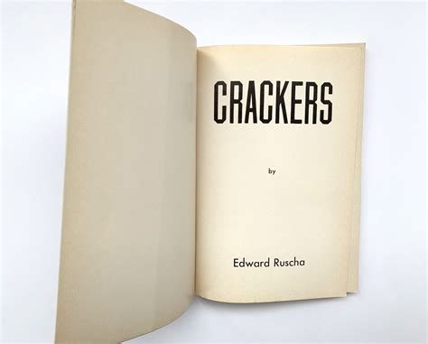 Crackers Ed Ruscha