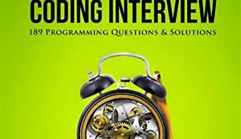 Cracking The Coding Interview 6Th Edition Pdf