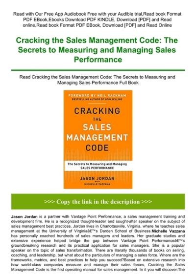 cracking sales management code performance pdf ee8078b7e