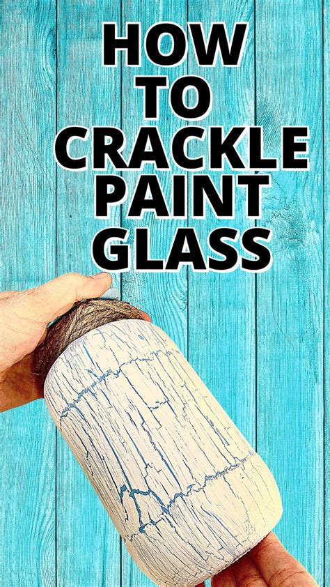 Crackle Paint Process