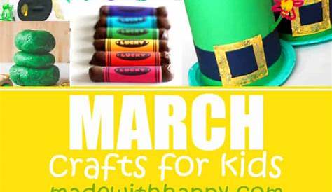 Craft Ideas For March Kids Tons Of Easy Spring Rainbow & St Patty's S