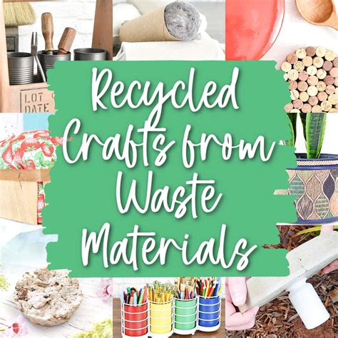 Craft Ideas For Adults Using Waste Material