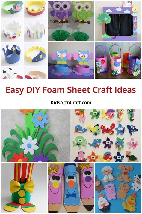 craft ideas for foam sheets