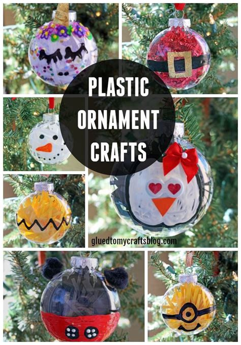 craft plastic ornaments