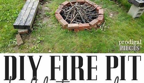 DIY fire pit area on a budget The Spoiled Home