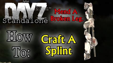 Crafting a Splint for Your Broken Leg