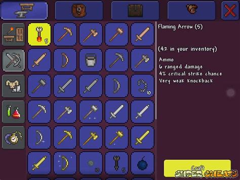 Crafting Items Terraria