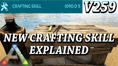 crafting skill ark survival
