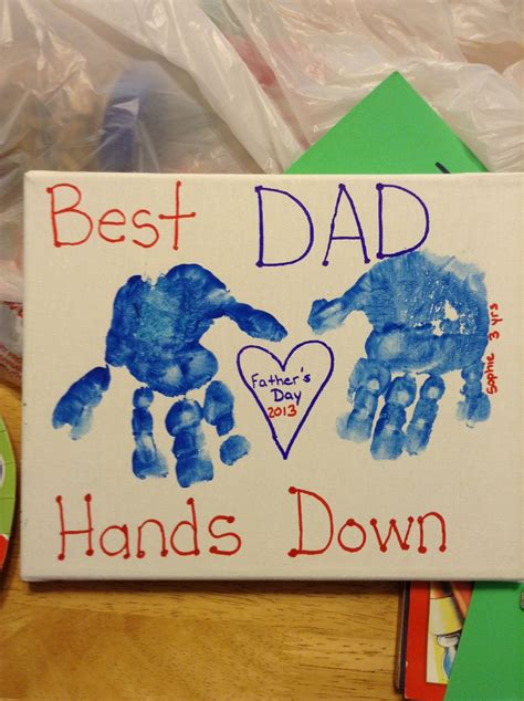 Crafts For Dad From Daughter