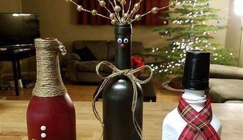 Fun crafts with mini alcohol bottles! | Liquor bottle crafts, Bottle