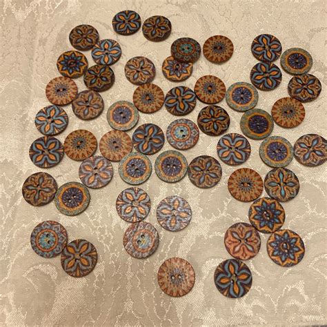 crafts with buttons boho theme