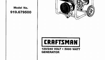 Craftsman 12V Owner's Manual