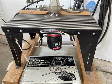 Craftsman Router Table Plate