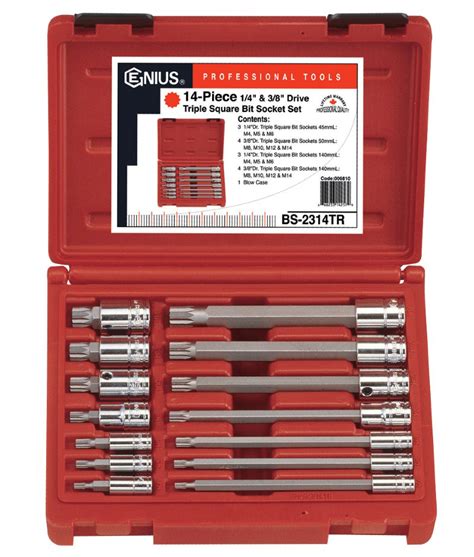 Craftsman Triple Square Bit Set