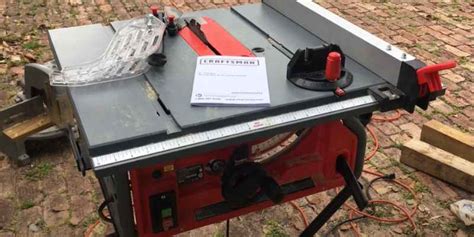 Craftsman 15 amp 10" Table Saw with Stand 28642 Tools Bench
