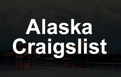 craigs list anchorage