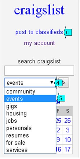 Craigslist Events