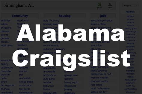 craigslist alabama