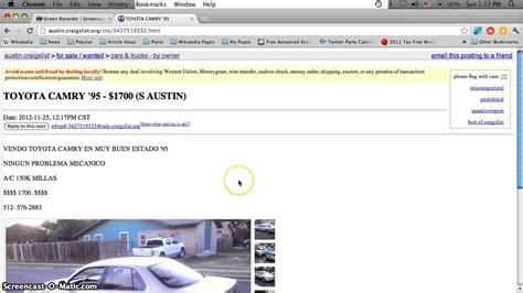 craigslist austin for sale by owner