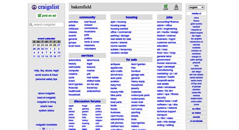 craigslist bakersfield