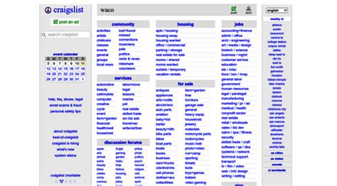 craigslist com waco tx